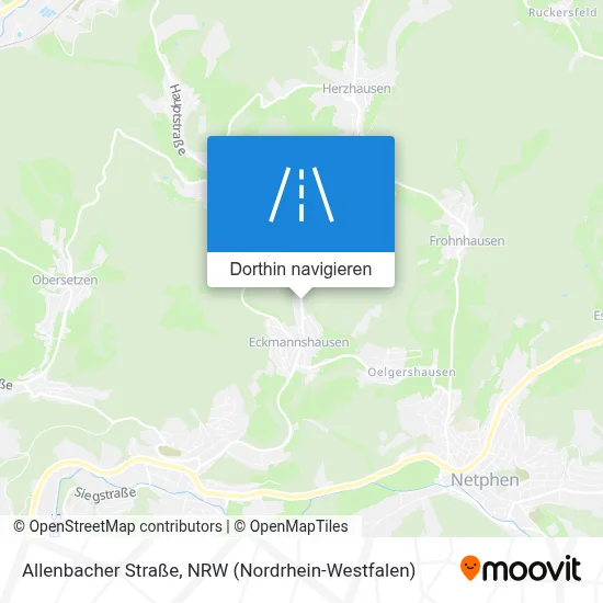 Allenbacher Straße Karte