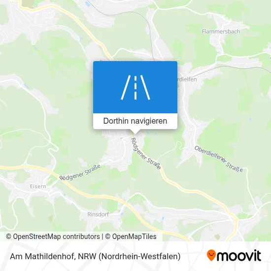 Am Mathildenhof Karte