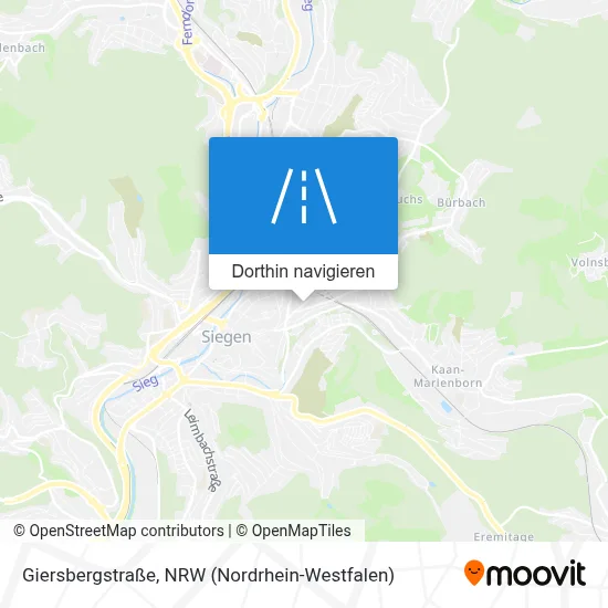 Giersbergstraße Karte