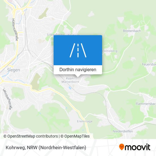 Kohrweg Karte