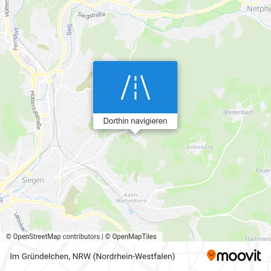 Im Gründelchen Karte
