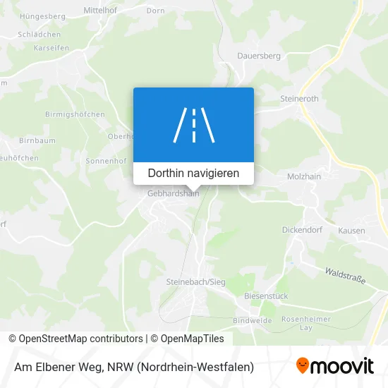 Am Elbener Weg Karte