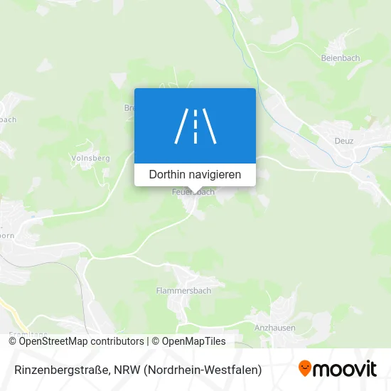 Rinzenbergstraße Karte