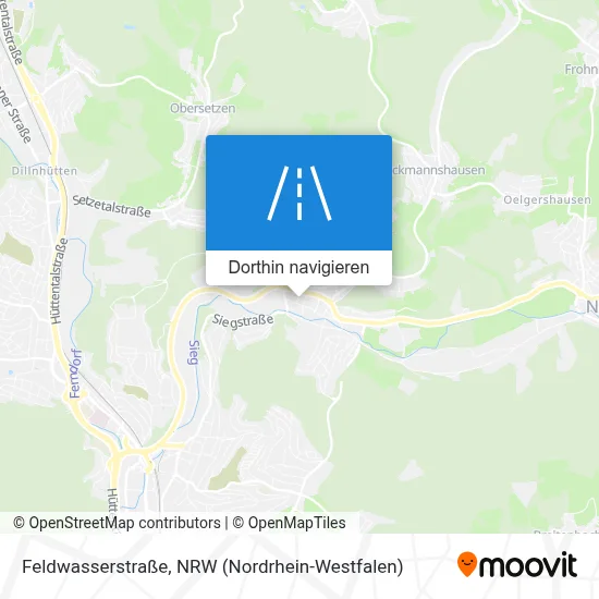 Feldwasserstraße Karte