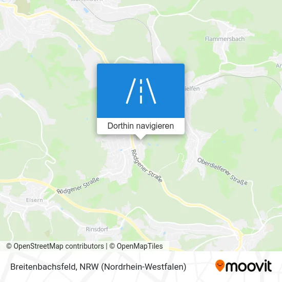 Breitenbachsfeld Karte