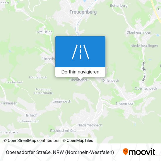 Oberasdorfer Straße Karte