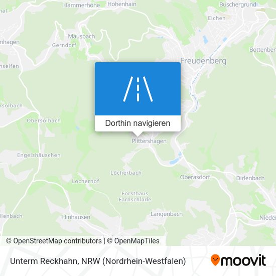 Unterm Reckhahn Karte