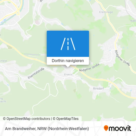 Am Brandweiher Karte