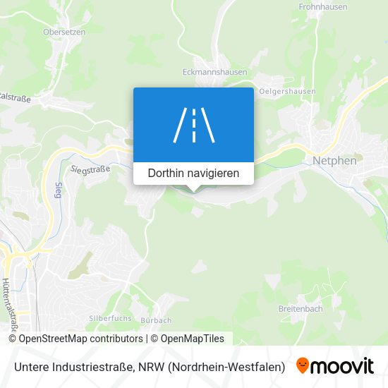 Untere Industriestraße Karte