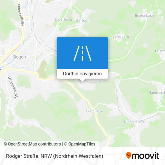 Rödger Straße Karte