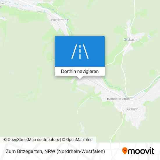 Zum Bitzegarten Karte