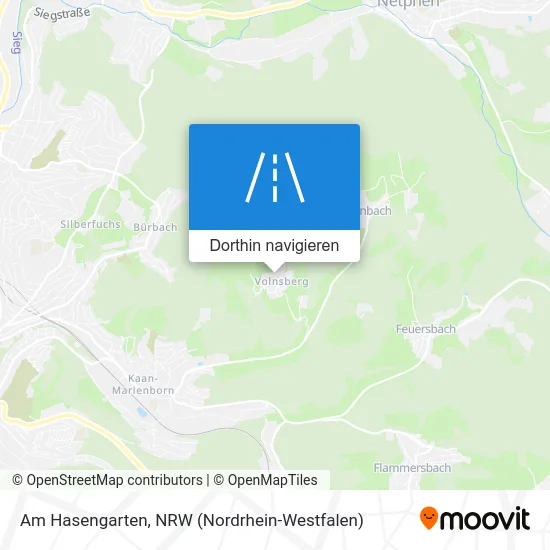 Am Hasengarten Karte