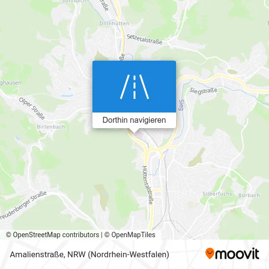 Amalienstraße Karte