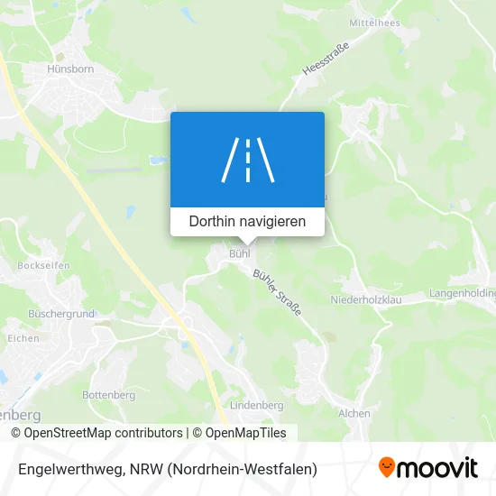 Engelwerthweg Karte