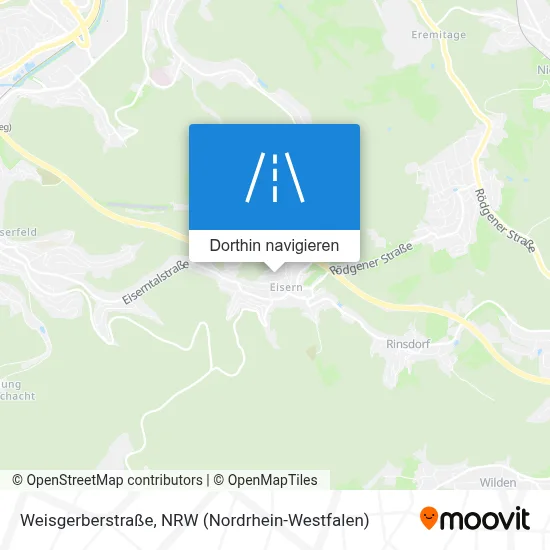 Weisgerberstraße Karte