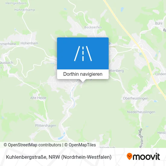 Kuhlenbergstraße Karte