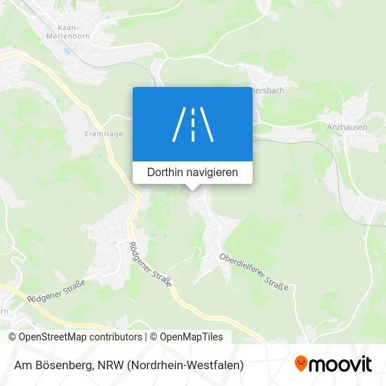 Am Bösenberg Karte