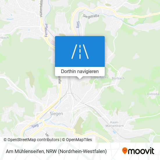 Am Mühlenseifen Karte