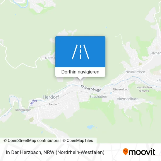 In Der Herzbach Karte