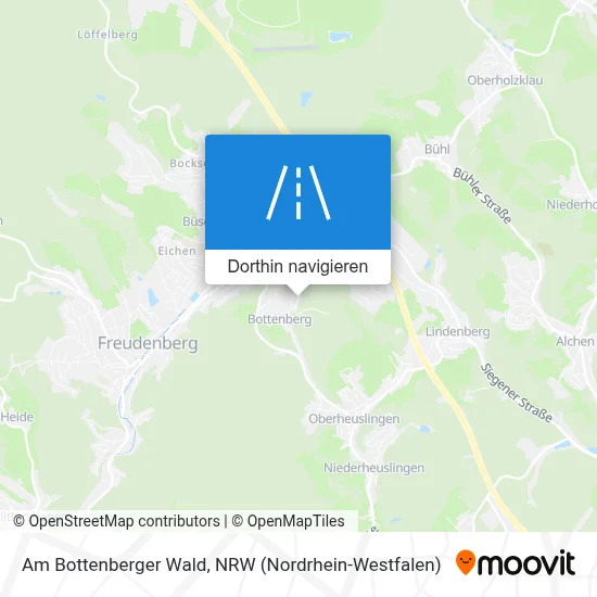 Am Bottenberger Wald Karte
