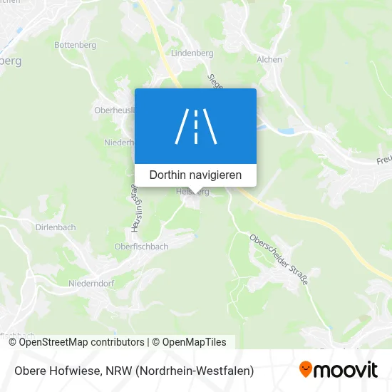 Obere Hofwiese Karte