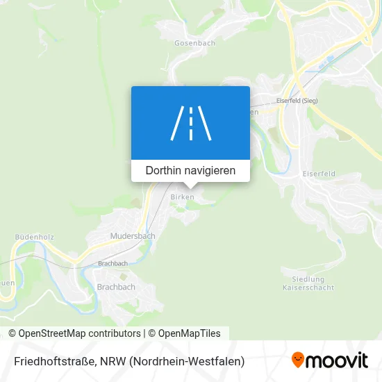 Friedhoftstraße Karte