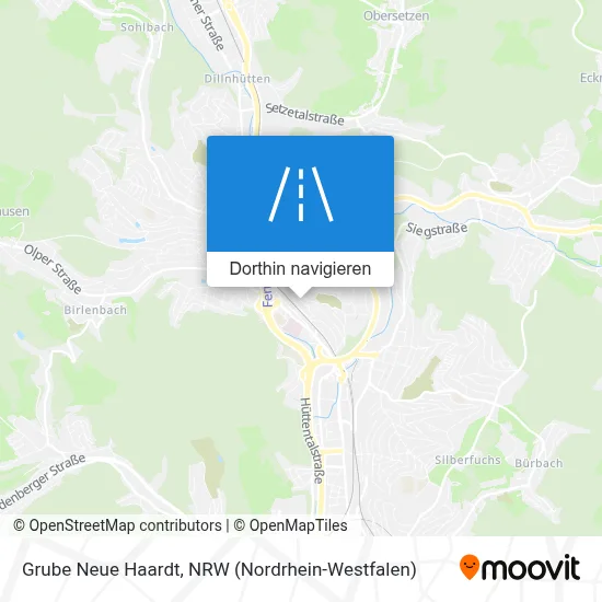 Grube Neue Haardt Karte