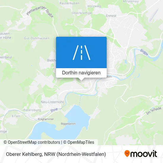 Oberer Kehlberg Karte