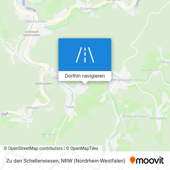 Zu den Schellerwiesen Karte