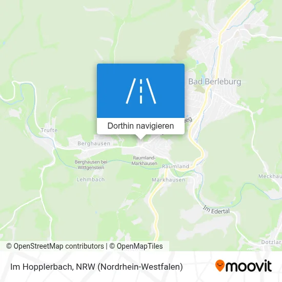 Im Hopplerbach Karte