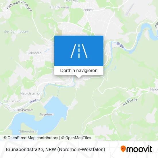 Brunabendstraße Karte