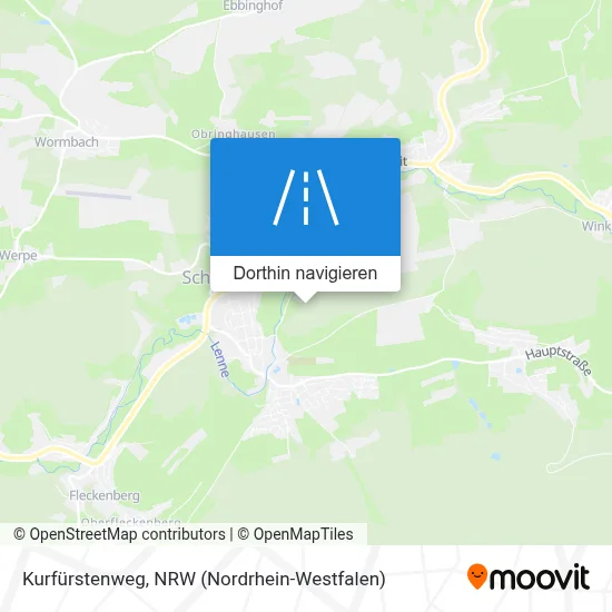 Kurfürstenweg Karte