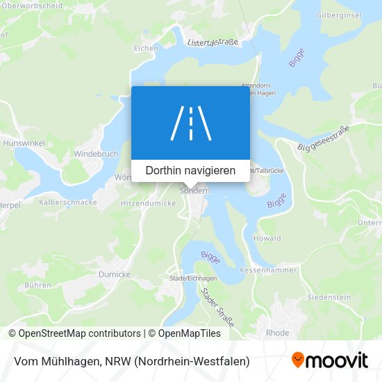 Vom Mühlhagen Karte