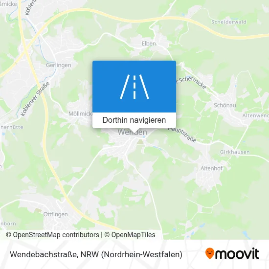 Wendebachstraße Karte