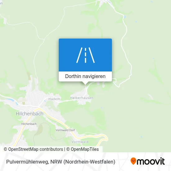 Pulvermühlenweg Karte