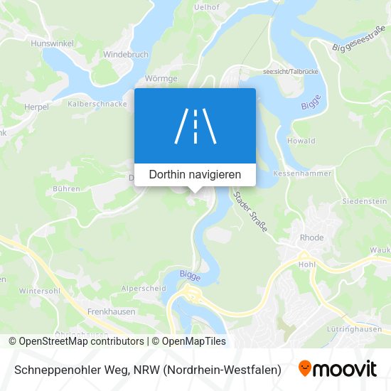 Schneppenohler Weg Karte