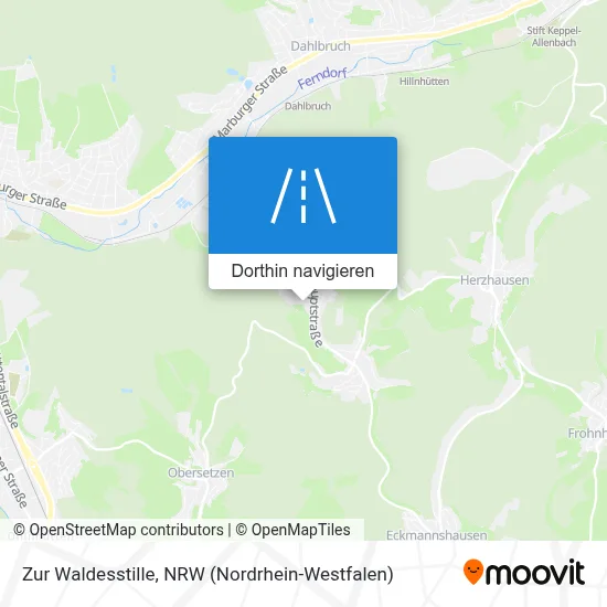 Zur Waldesstille Karte