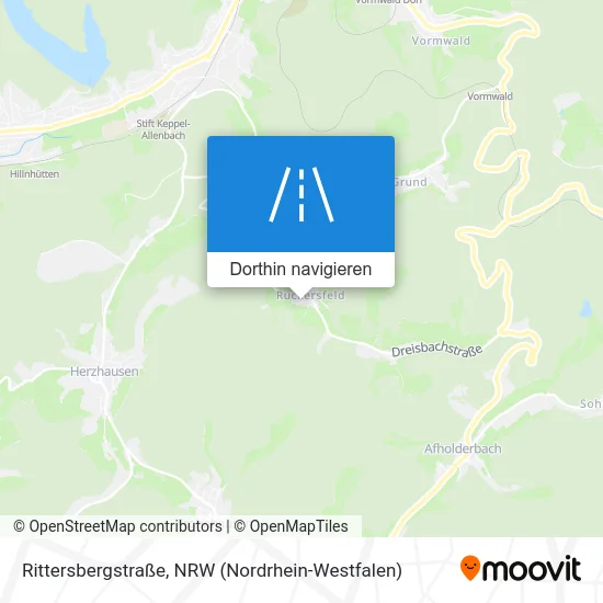 Rittersbergstraße Karte