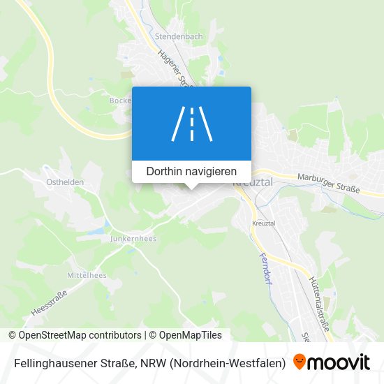 Fellinghausener Straße Karte