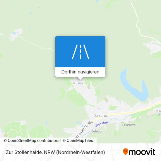 Zur Stollenhalde Karte