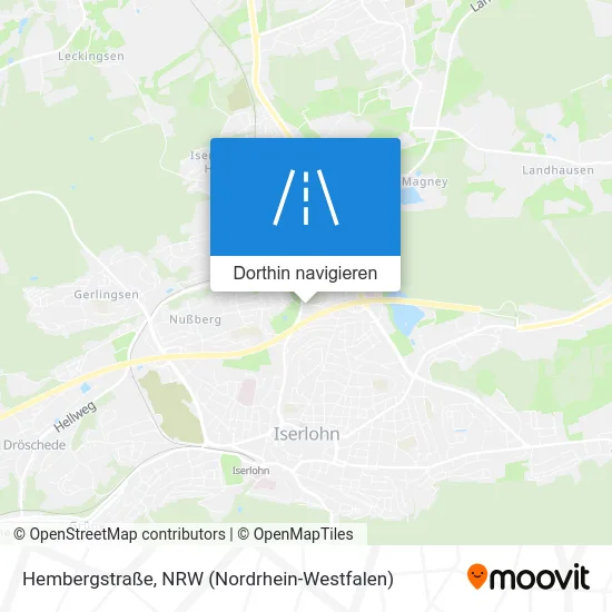 Hembergstraße Karte