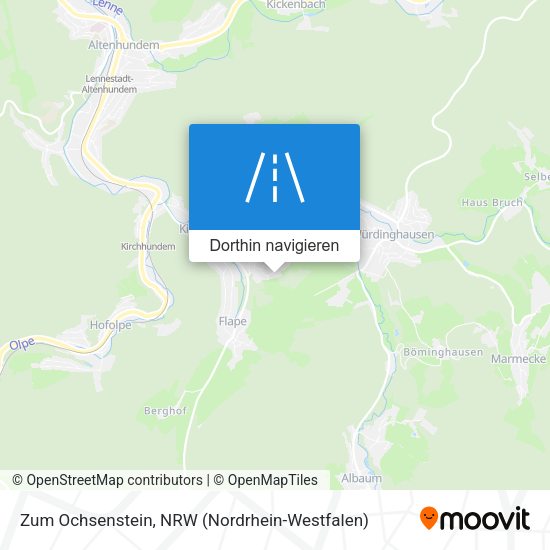 Zum Ochsenstein Karte