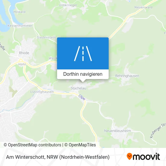 Am Winterschott Karte