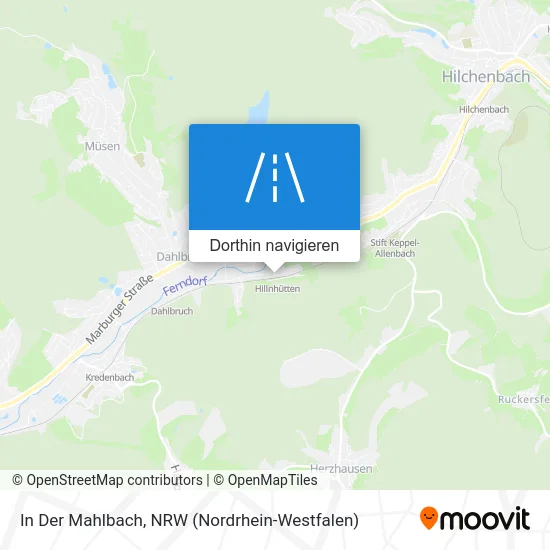 In Der Mahlbach Karte