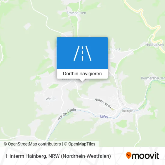 Hinterm Hainberg Karte