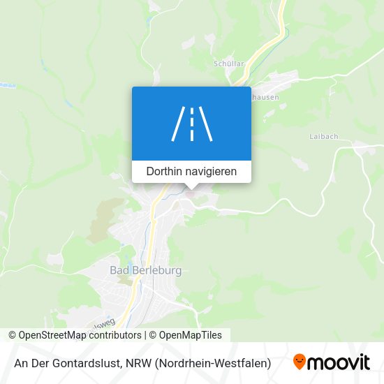 An Der Gontardslust Karte