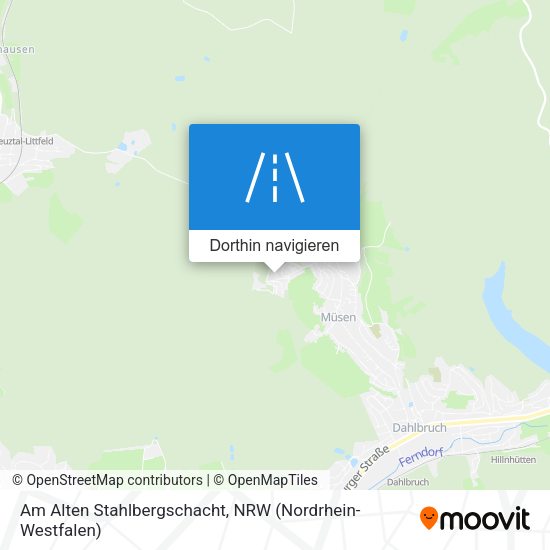 Am Alten Stahlbergschacht Karte