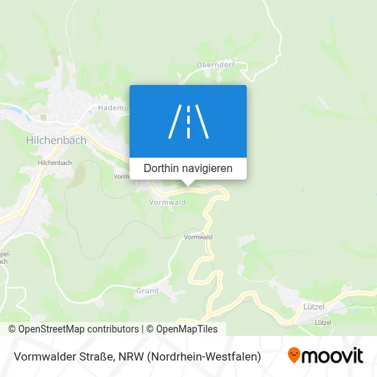 Vormwalder Straße Karte