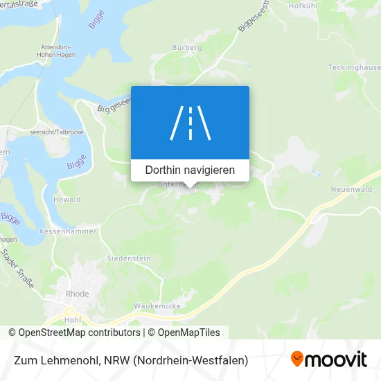 Zum Lehmenohl Karte