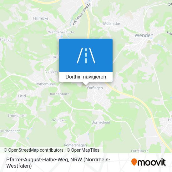 Pfarrer-August-Halbe-Weg Karte